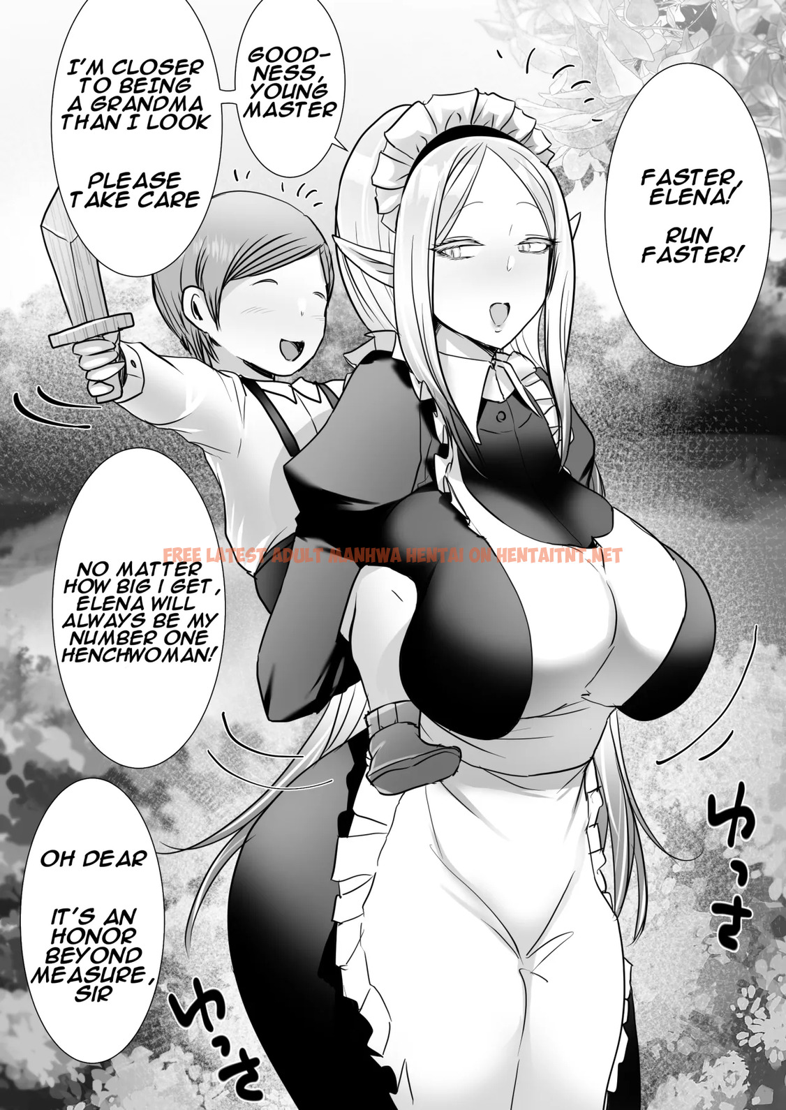 Elf Maid To Botchan No Seichou - One Shot