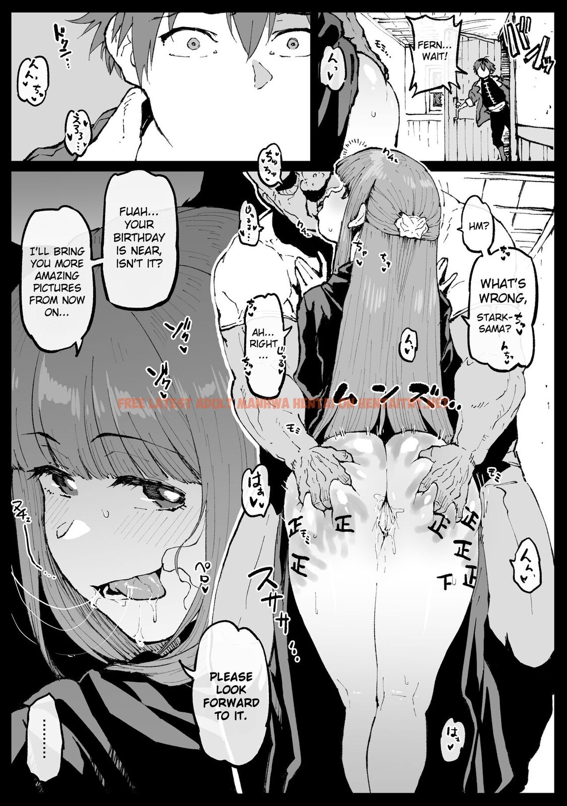 Read Hentai Image 10 in comic Ganbatta Fern-san - One Shot - hentaitnt.net