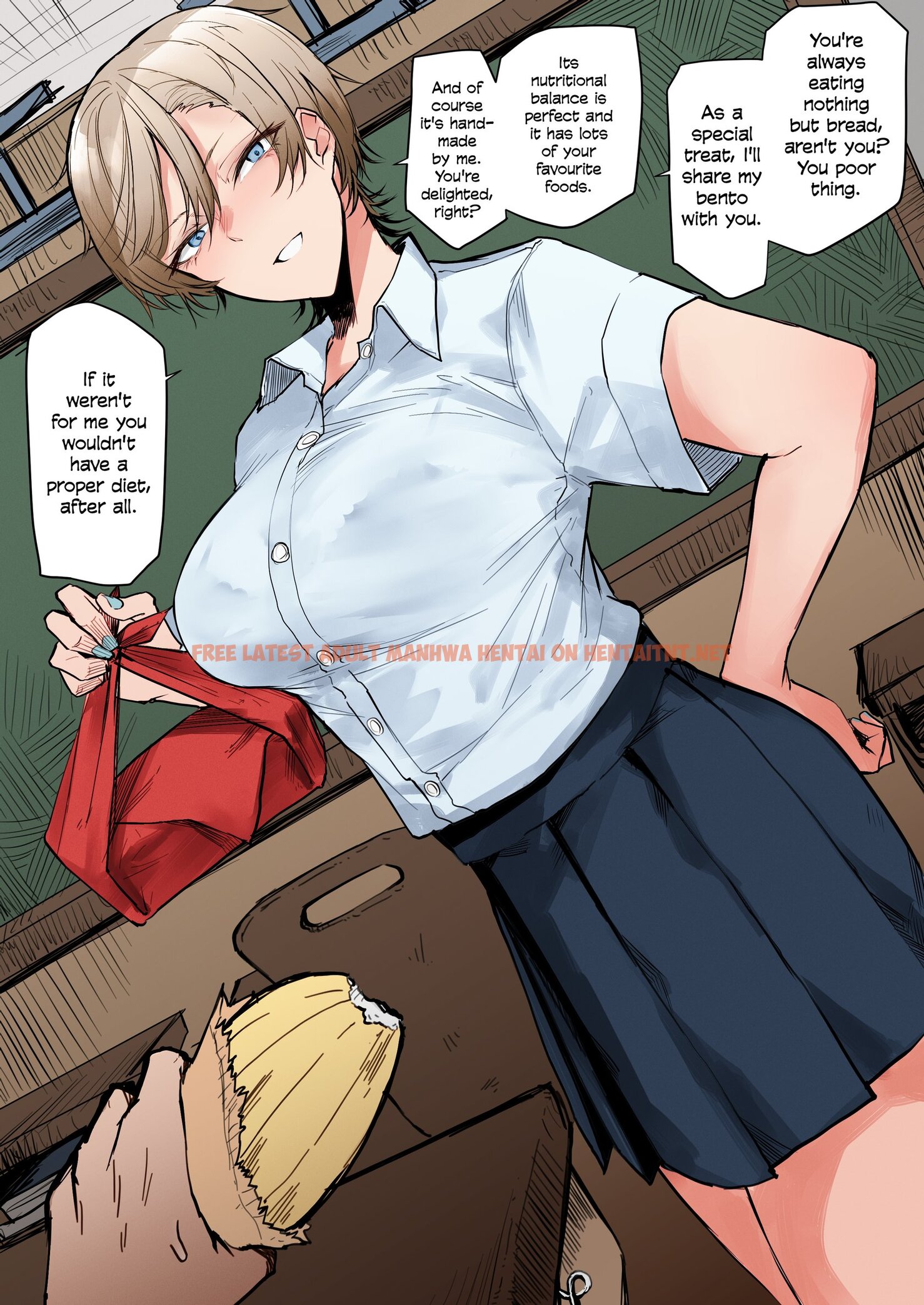 Read Hentai Image 0 in comic Gouman Na Ikemen Onee-san No Manga | A Manga About An Arrogant, Handsome Onee-San [Colorized] - One Shot - hentaitnt.net