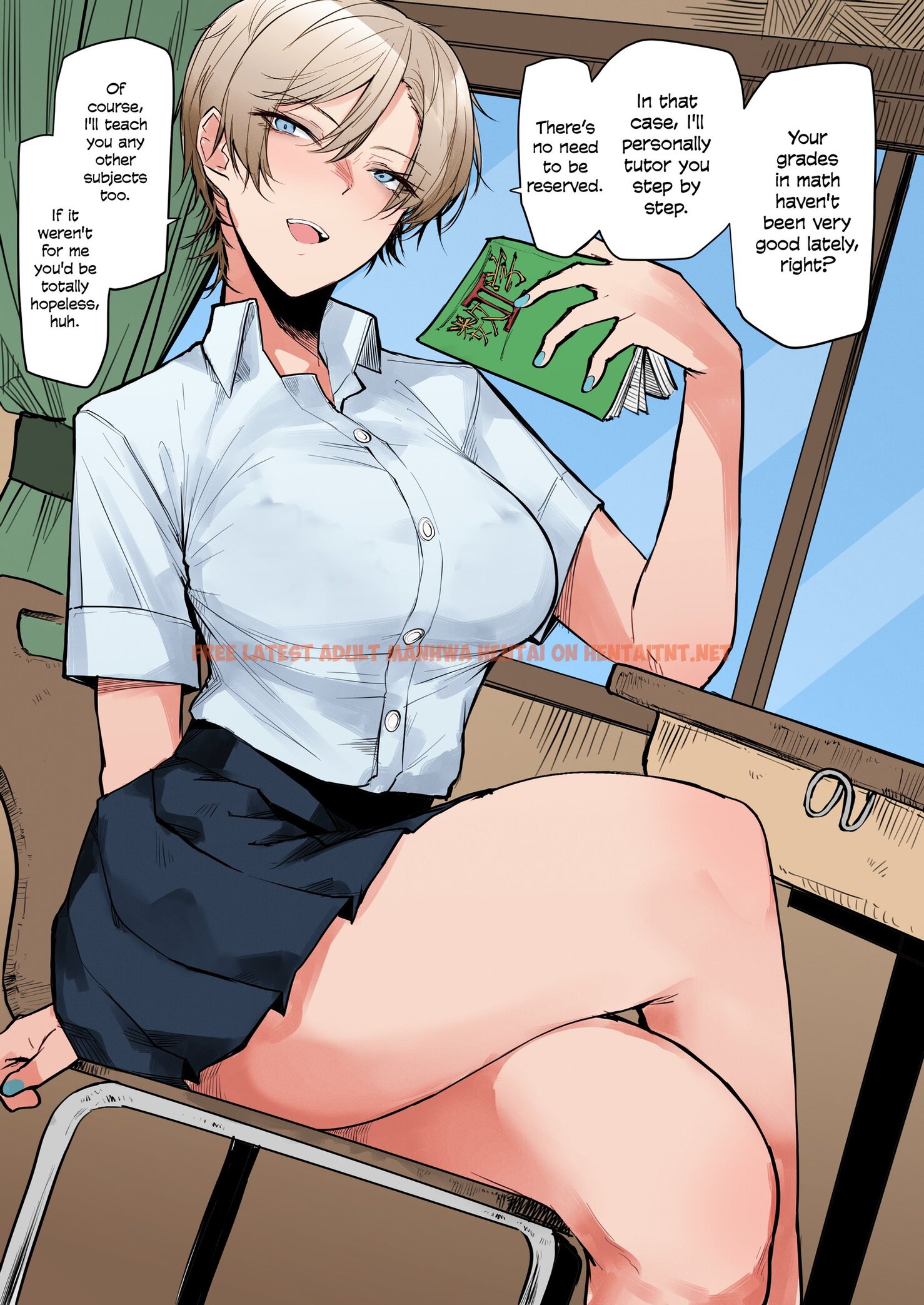 Read Hentai Image 1 in comic Gouman Na Ikemen Onee-san No Manga | A Manga About An Arrogant, Handsome Onee-San [Colorized] - One Shot - hentaitnt.net