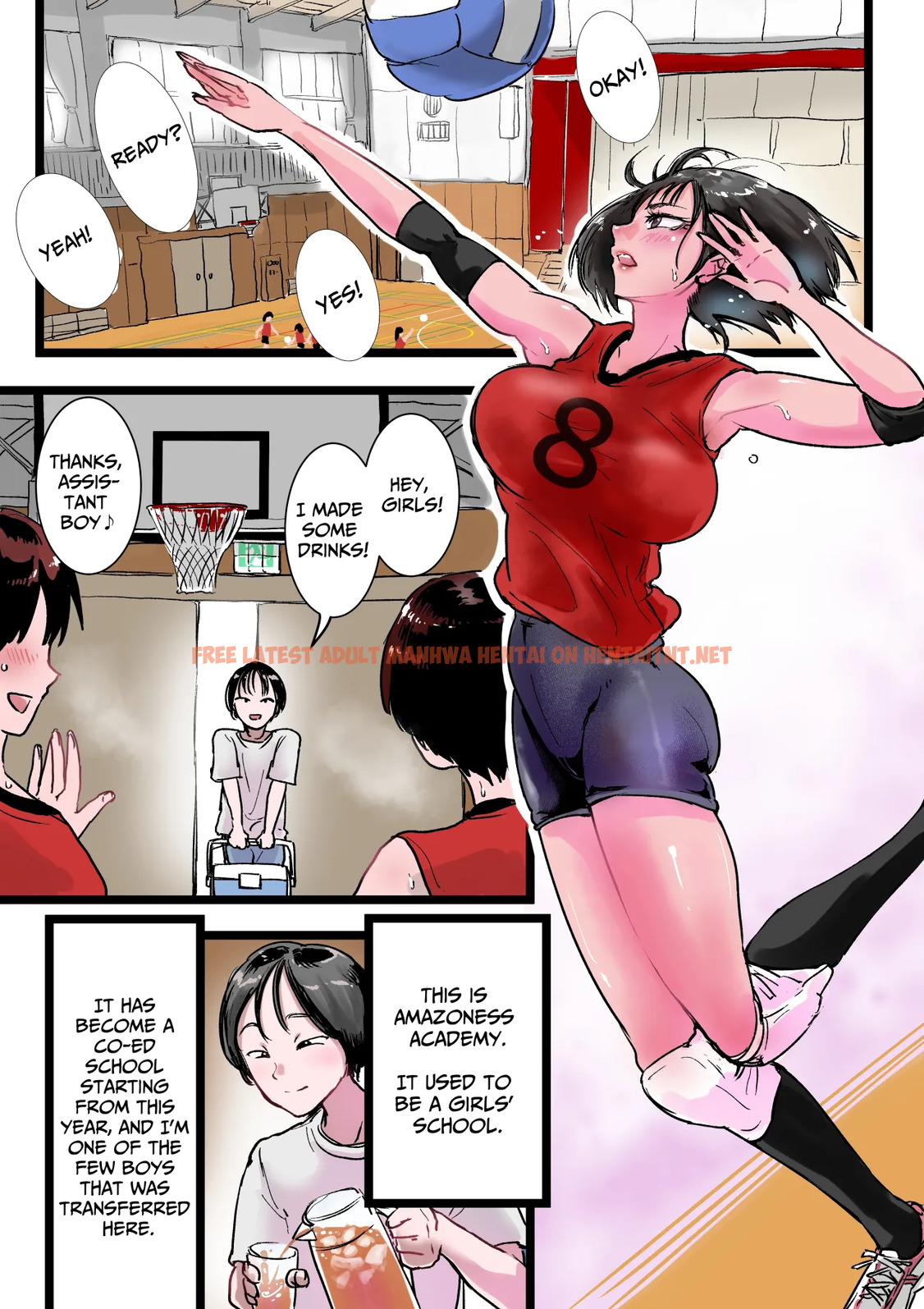 Read Hentai Image 1 in comic Harem Volley-bu Seishori Manager - One Shot - hentaitnt.net