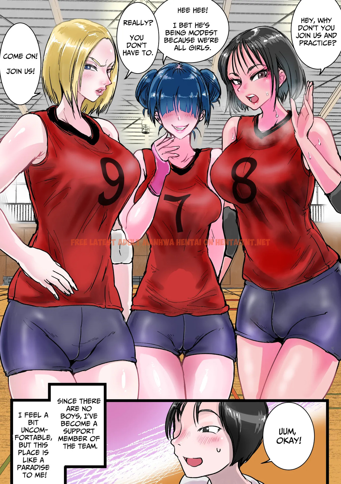 Read Hentai Image 2 in comic Harem Volley-bu Seishori Manager - One Shot - hentaitnt.net