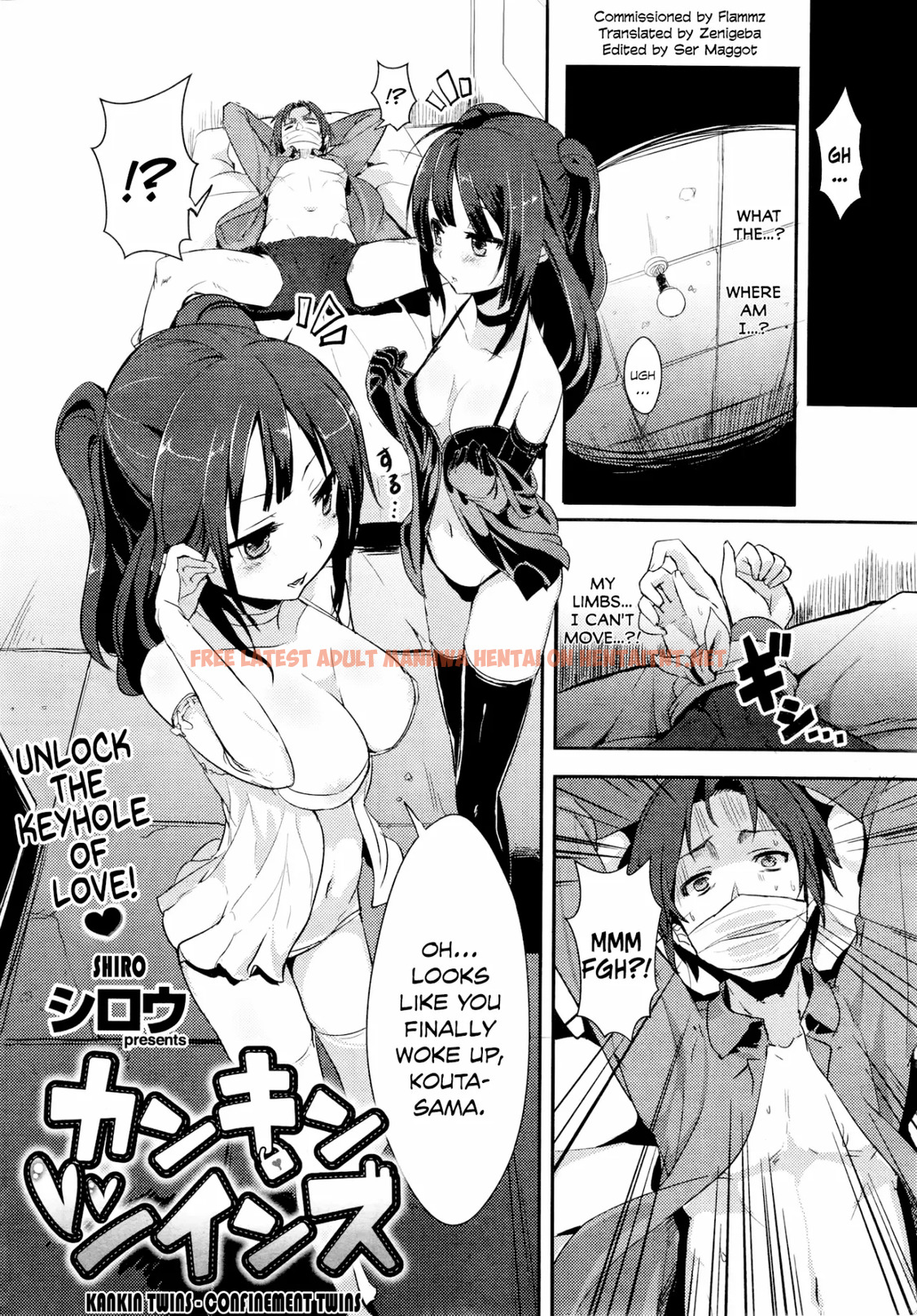 Read Hentai Image 1 in comic Kankin Twins - One Shot - hentaitnt.net