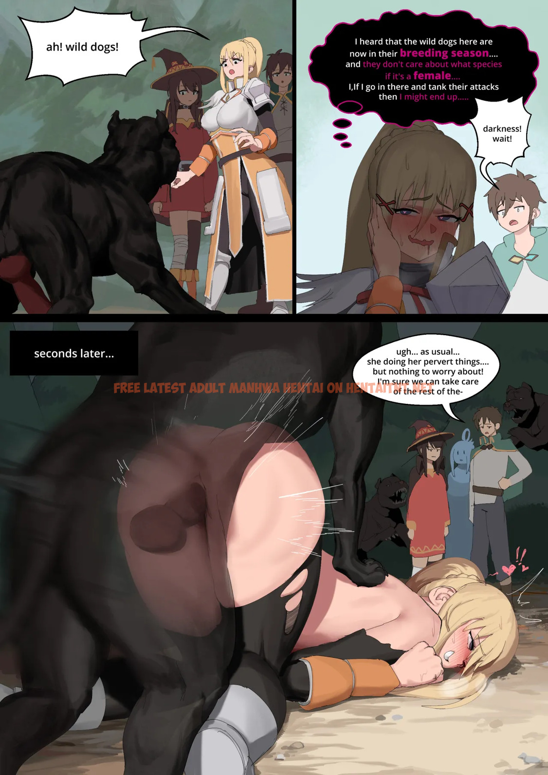 Konosuba Girls X Wild Mutts - One Shot