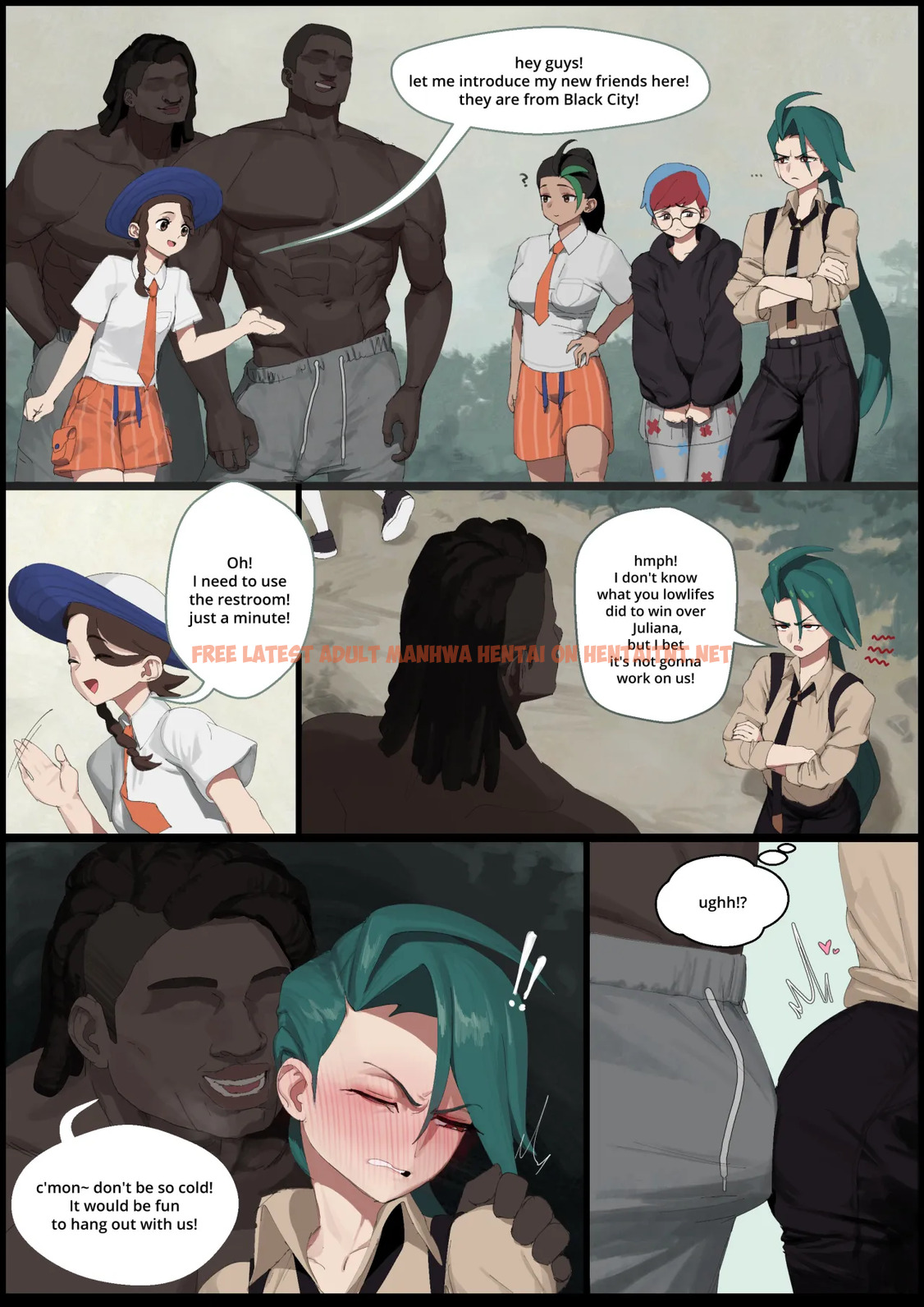 Nemona, Penny And Rika Get Blacked - One Shot