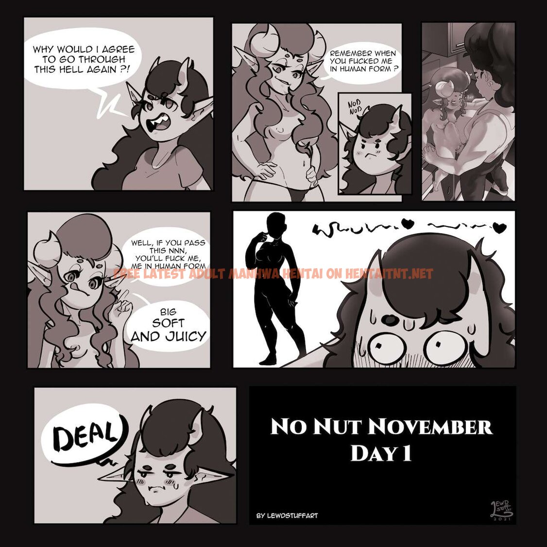 Read Hentai Image 1 in comic No Nut November 2021 - One Shot - hentaitnt.net