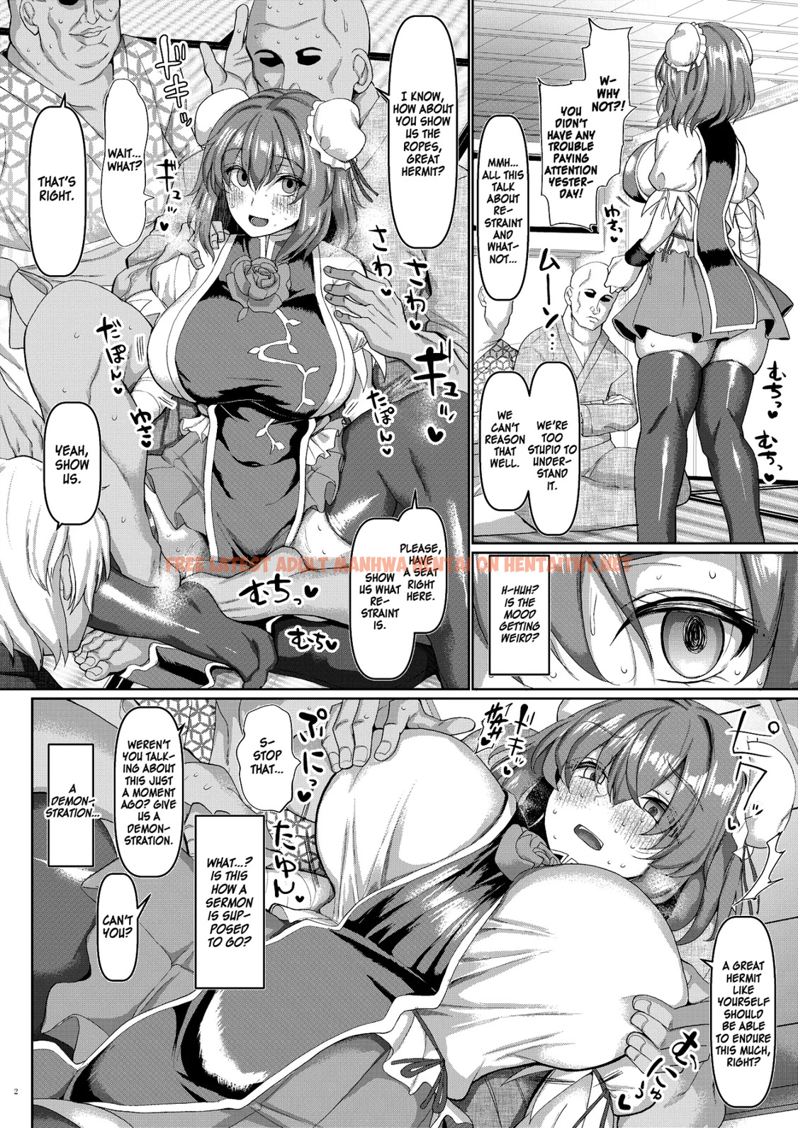 Read Hentai Image 2 in comic Saimin Sennin No Shuudan Sekuhara Gaman Shugyou - One Shot - hentaitnt.net